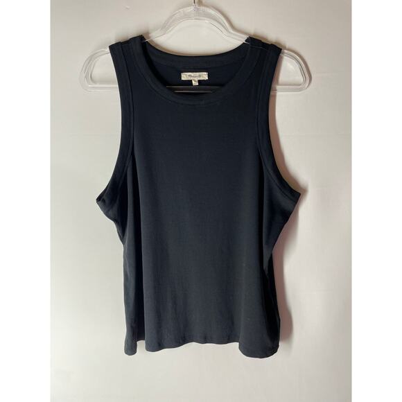 Madewell Tops - Madewell (Re)generative Cotton Ribbed Cutaway Tank Top Size XL